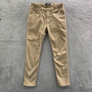 DU/ER Pants Mens 32x29 Measured N2X Slim Fit Beige Tag: 32x30*